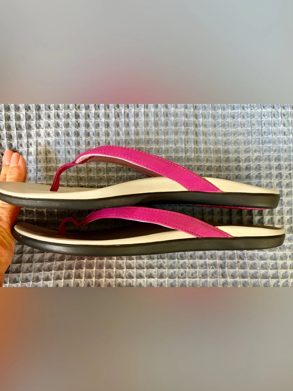 Pink Women's Flip Flop Sandals - Comfort Footbed